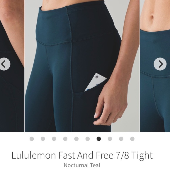 lululemon athletica Pants - ISO Lululemon Fast & Free Nocturnal Teal size 4 lululemon athletica Pants - ISO Lululemon Fast & Free Nocturnal Teal size 4